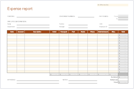 expense reports